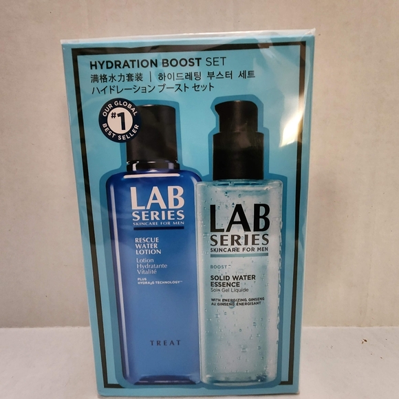 Lab Series Men Skincare Rescue Water Lotion & Solid Water Essence Hydration Set - Picture 3 of 11